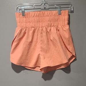 SHEIN High Waist Peach Shorts